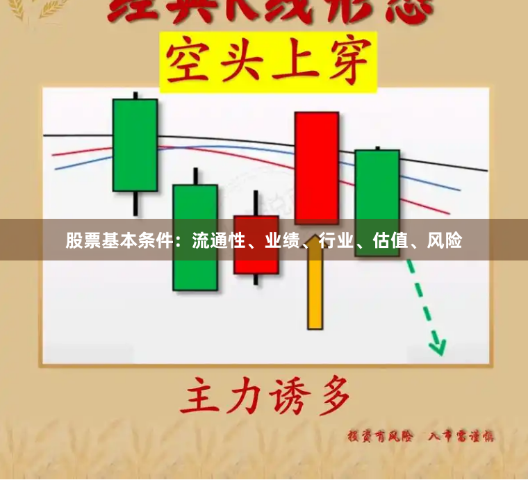 股票基本条件：流通性、业绩、行业、估值、风险